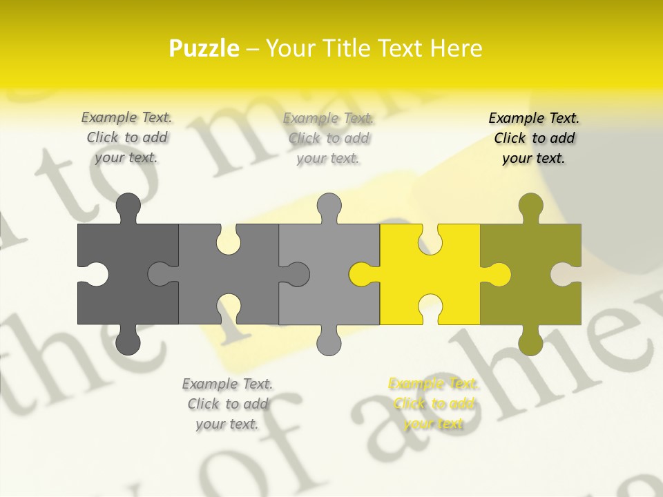 Text Decisions Office PowerPoint Template