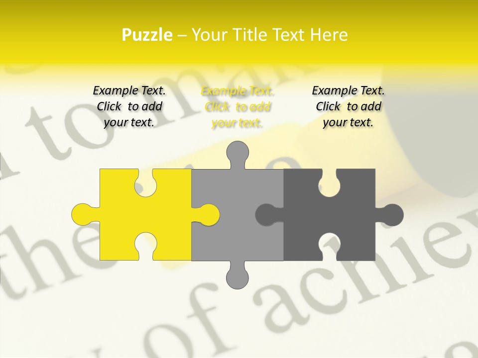 Text Decisions Office PowerPoint Template