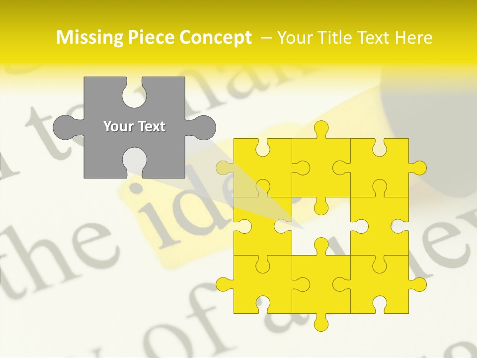 Text Decisions Office PowerPoint Template