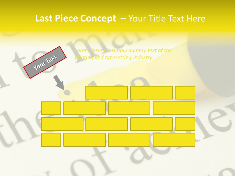 Text Decisions Office PowerPoint Template