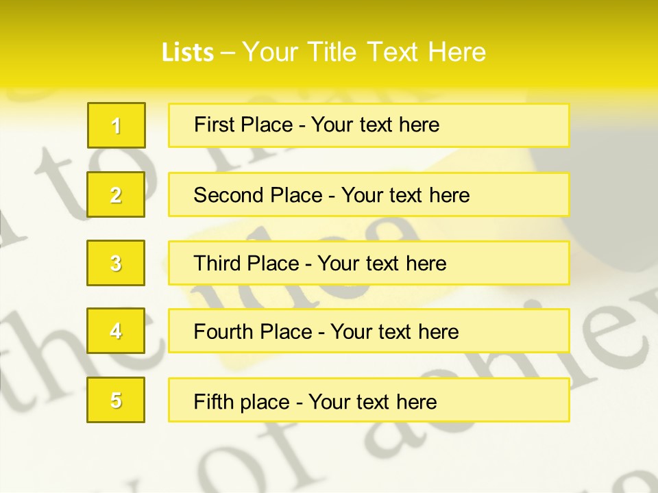 Text Decisions Office PowerPoint Template