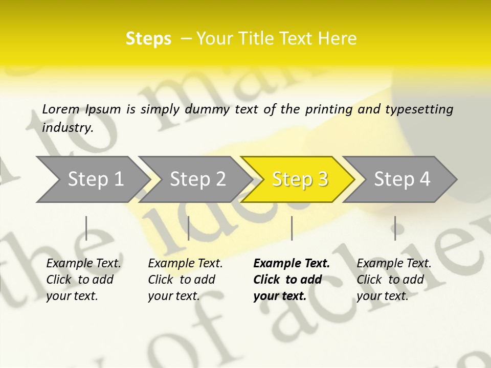Text Decisions Office PowerPoint Template