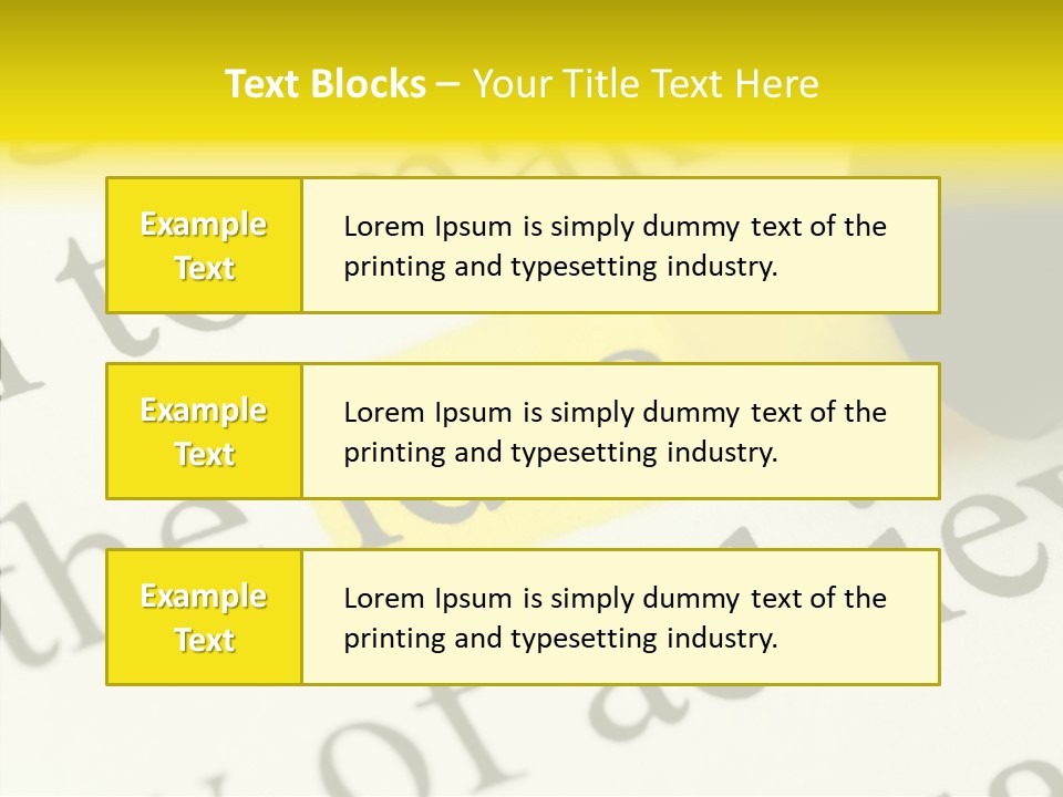 Text Decisions Office PowerPoint Template
