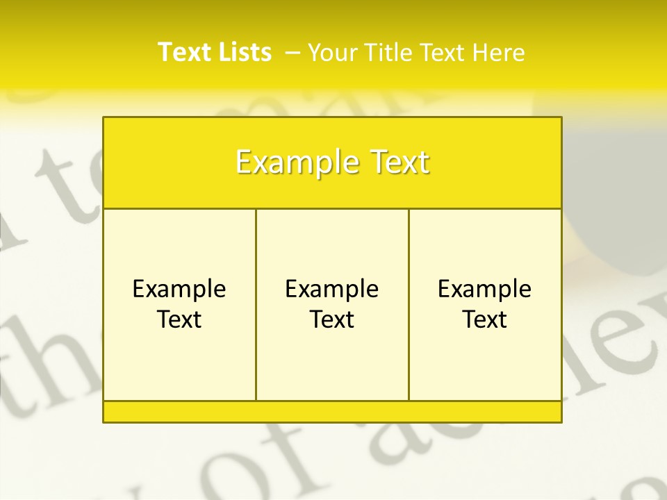 Text Decisions Office PowerPoint Template