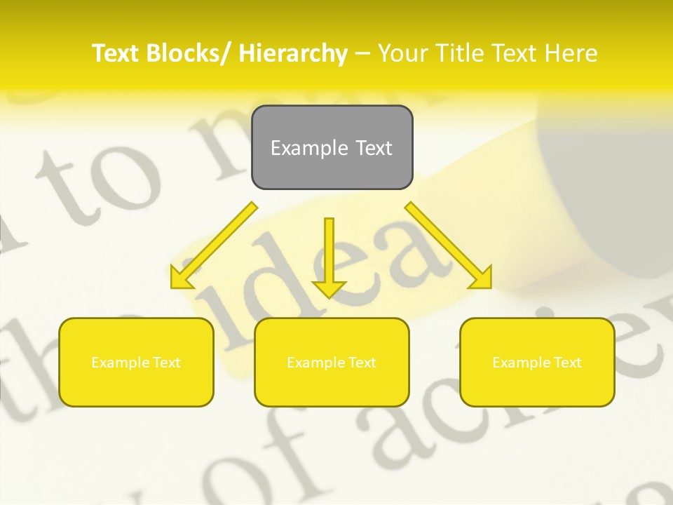 Text Decisions Office PowerPoint Template