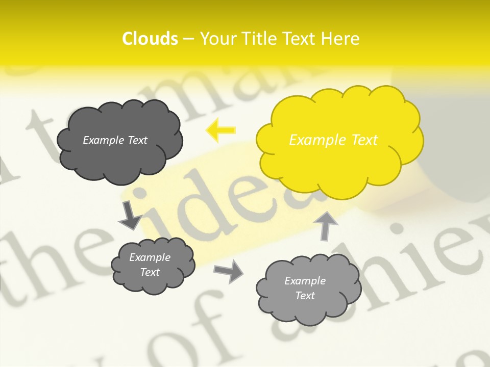 Text Decisions Office PowerPoint Template