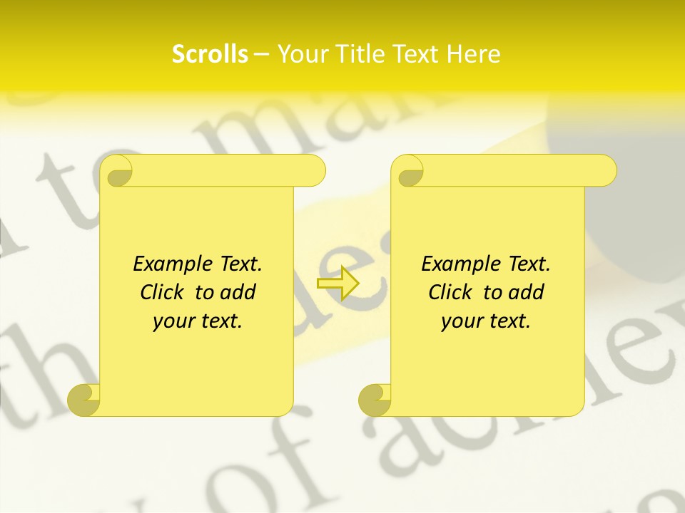 Text Decisions Office PowerPoint Template