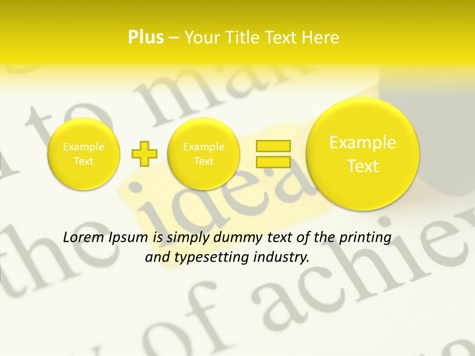 Text Decisions Office PowerPoint Template