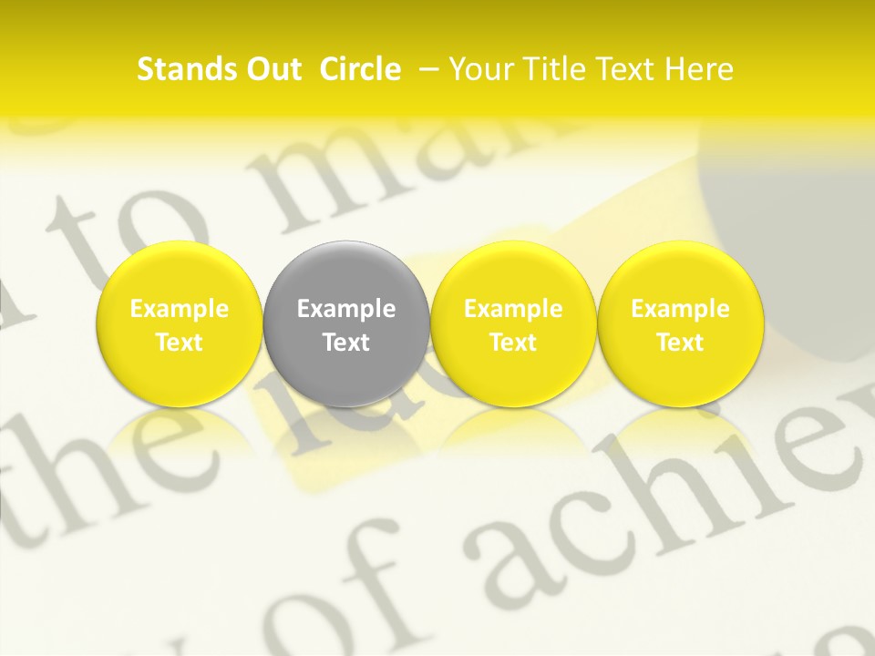 Text Decisions Office PowerPoint Template