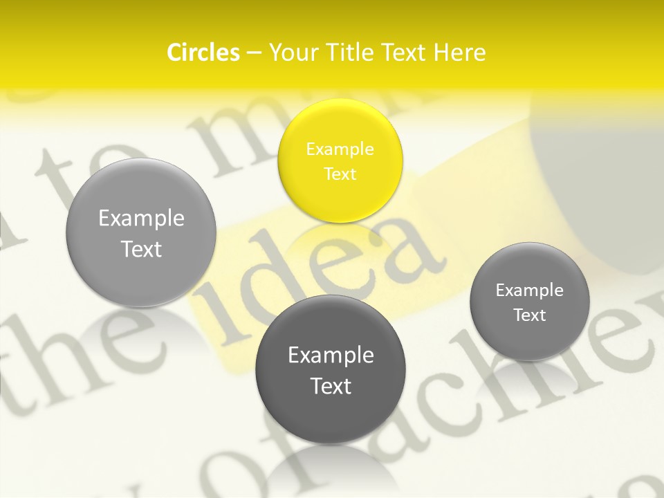 Text Decisions Office PowerPoint Template