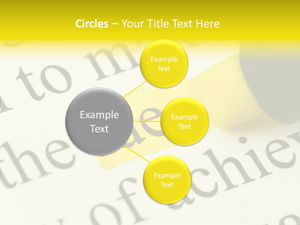 Text Decisions Office PowerPoint Template