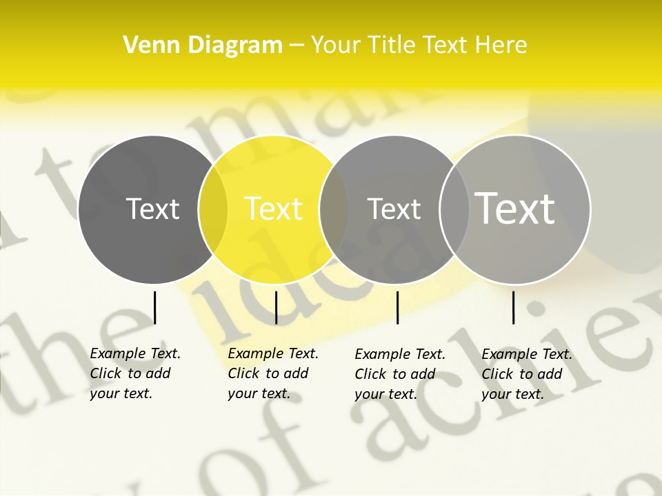 Text Decisions Office PowerPoint Template