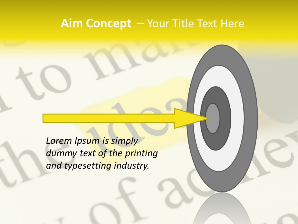 Text Decisions Office PowerPoint Template