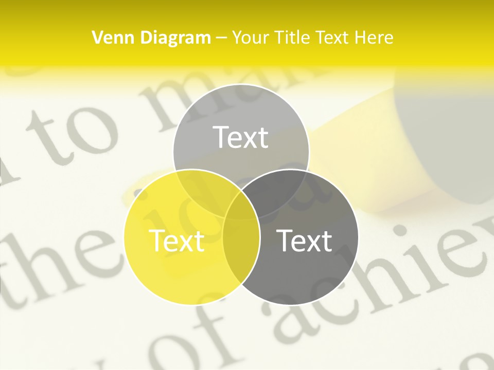 Text Decisions Office PowerPoint Template