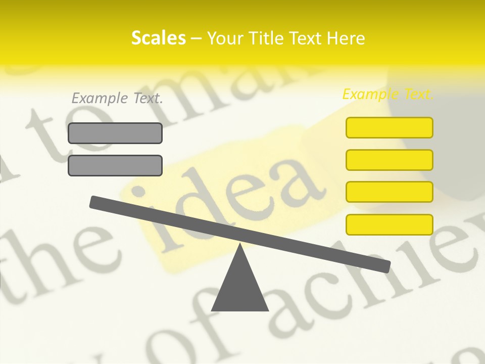 Text Decisions Office PowerPoint Template