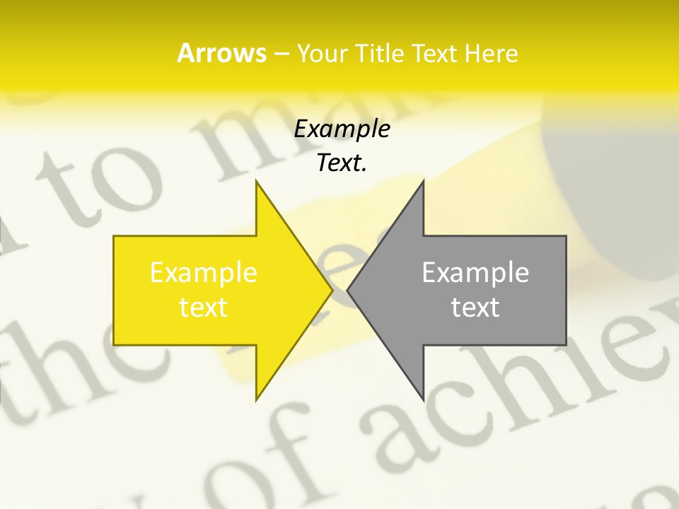 Text Decisions Office PowerPoint Template