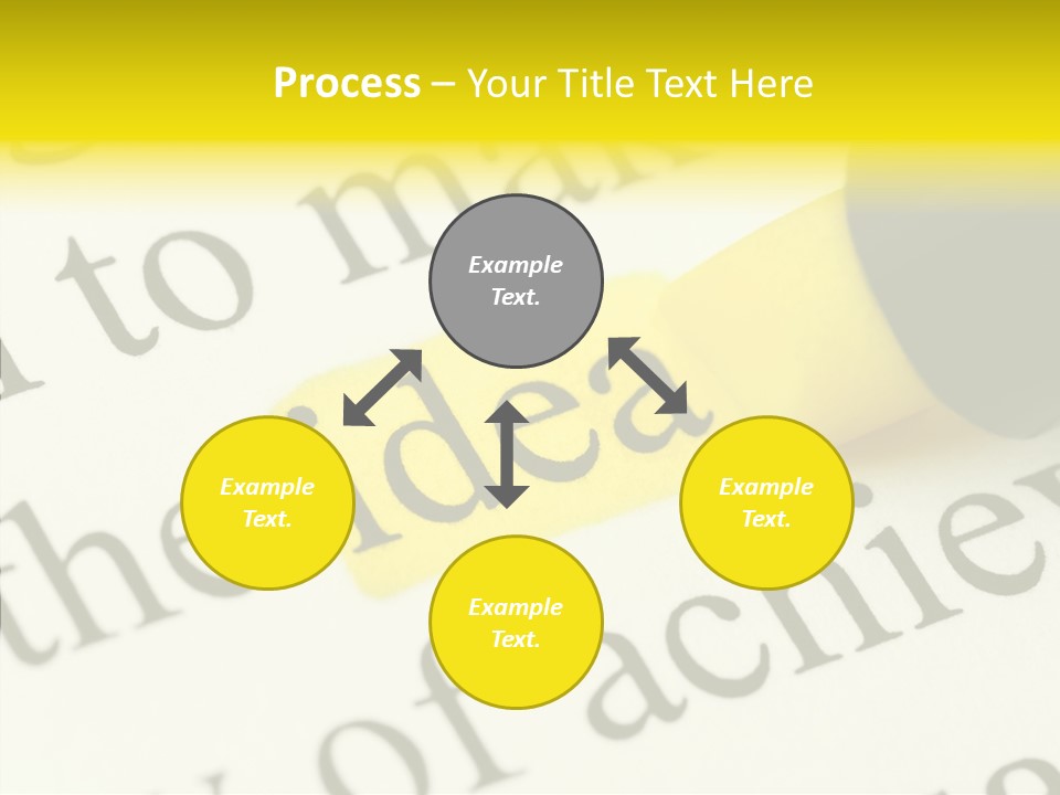 Text Decisions Office PowerPoint Template
