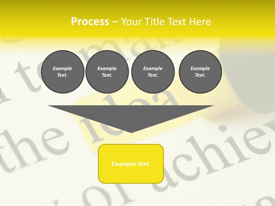 Text Decisions Office PowerPoint Template