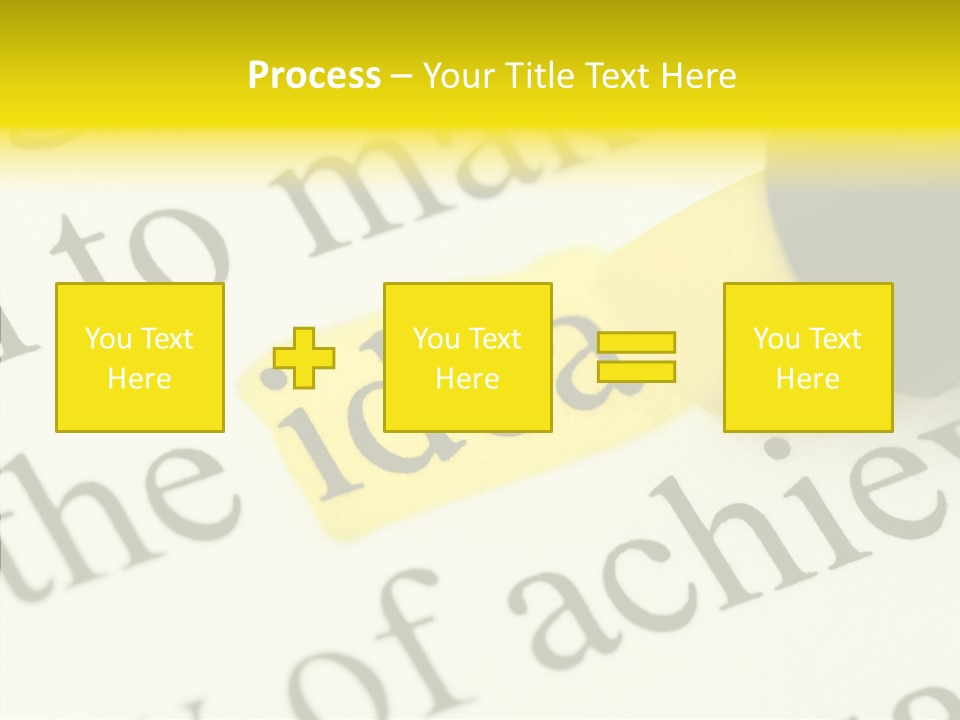 Text Decisions Office PowerPoint Template