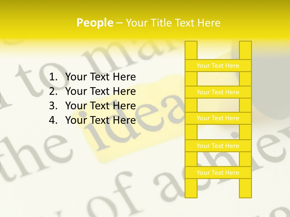 Text Decisions Office PowerPoint Template