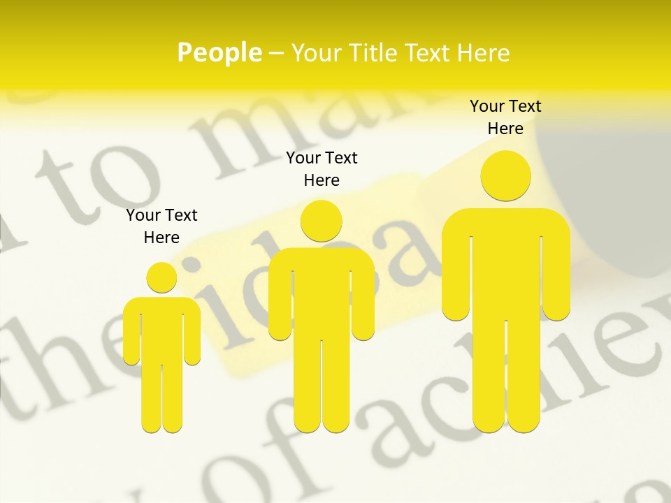 Text Decisions Office PowerPoint Template
