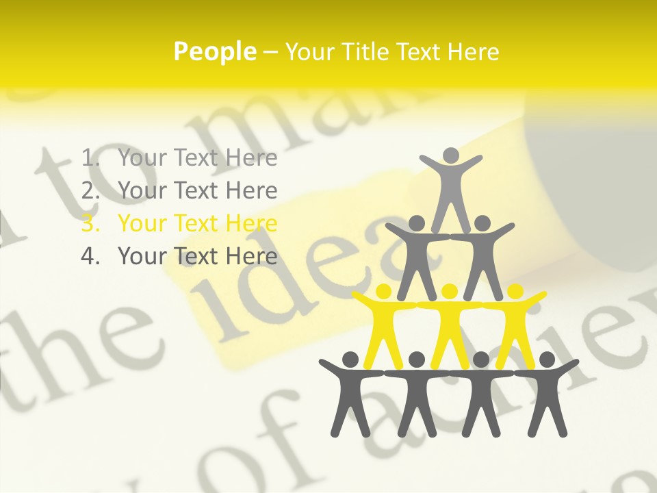 Text Decisions Office PowerPoint Template