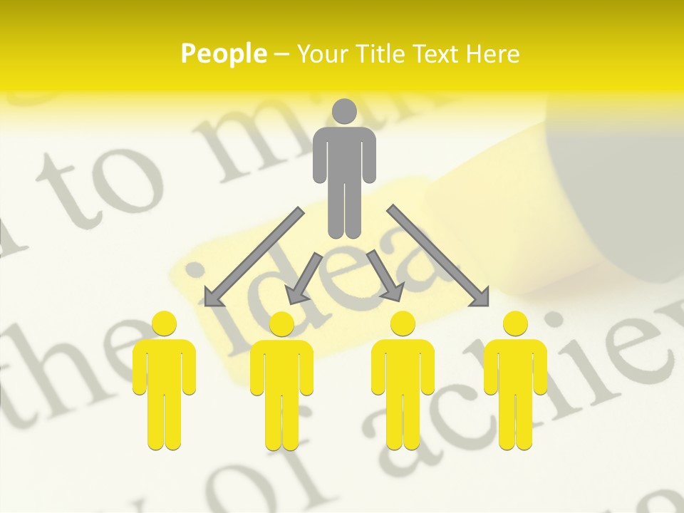 Text Decisions Office PowerPoint Template