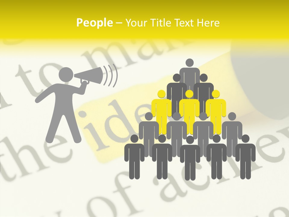 Text Decisions Office PowerPoint Template