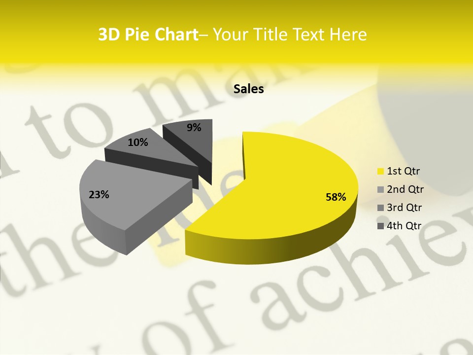 Text Decisions Office PowerPoint Template