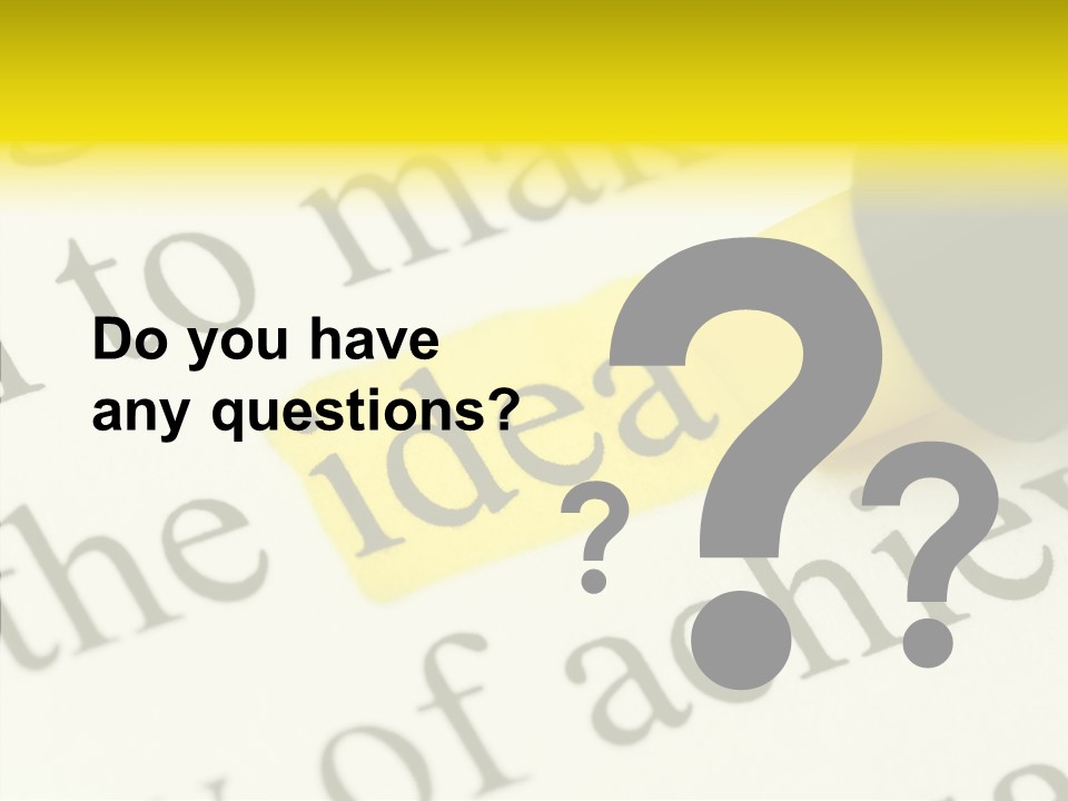 Text Decisions Office PowerPoint Template