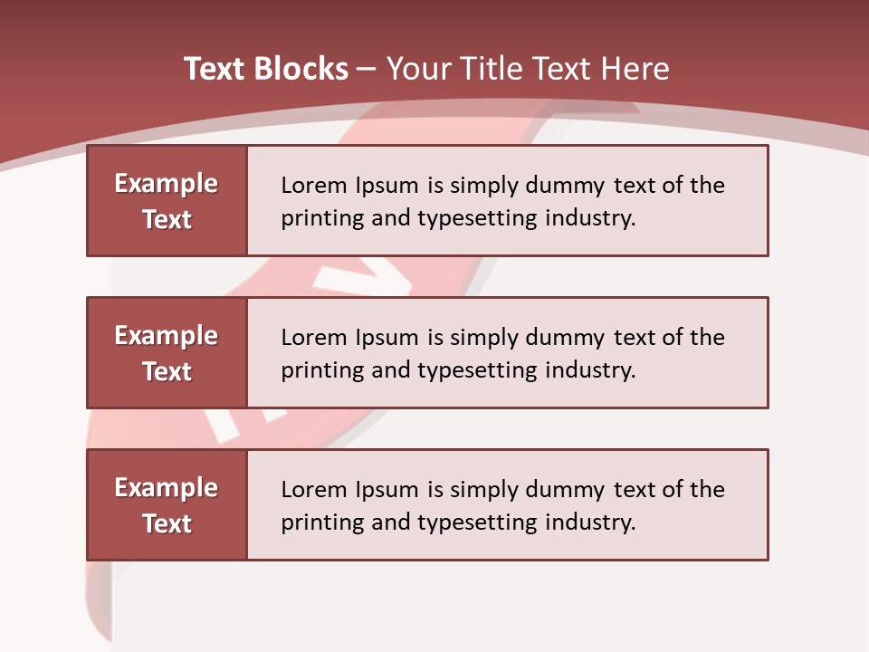 Retail Graphic Mark PowerPoint Template