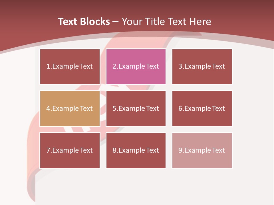 Retail Graphic Mark PowerPoint Template