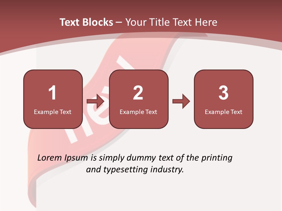 Retail Graphic Mark PowerPoint Template