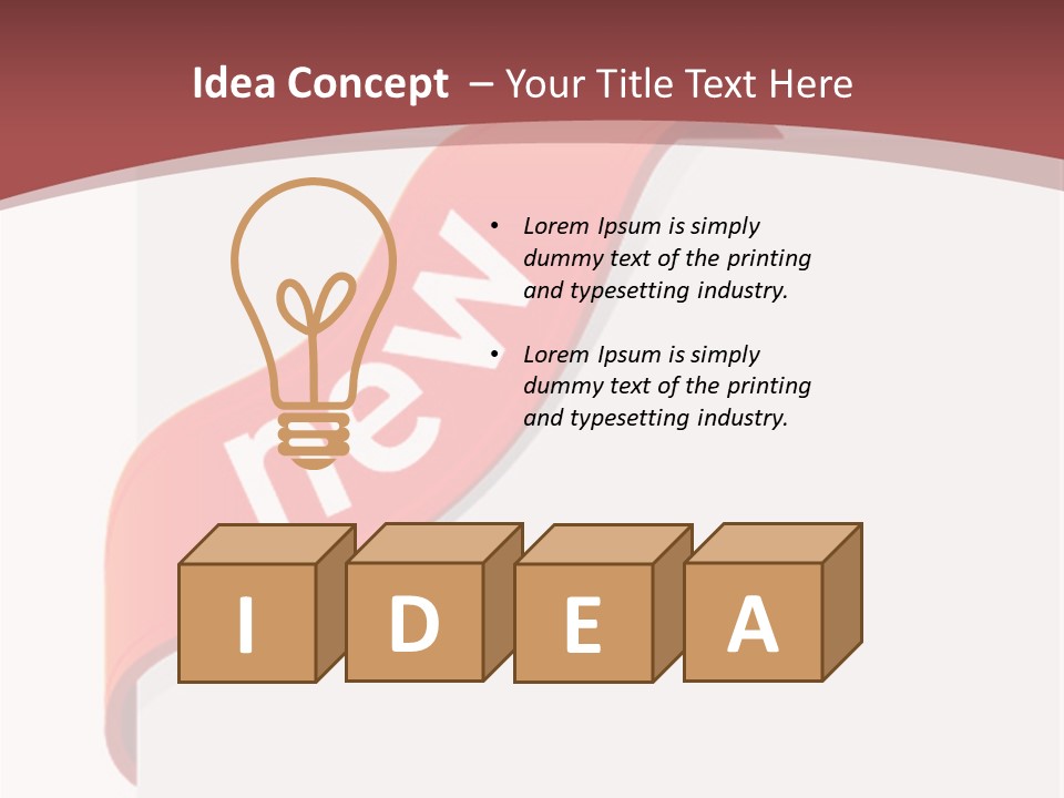 Retail Graphic Mark PowerPoint Template