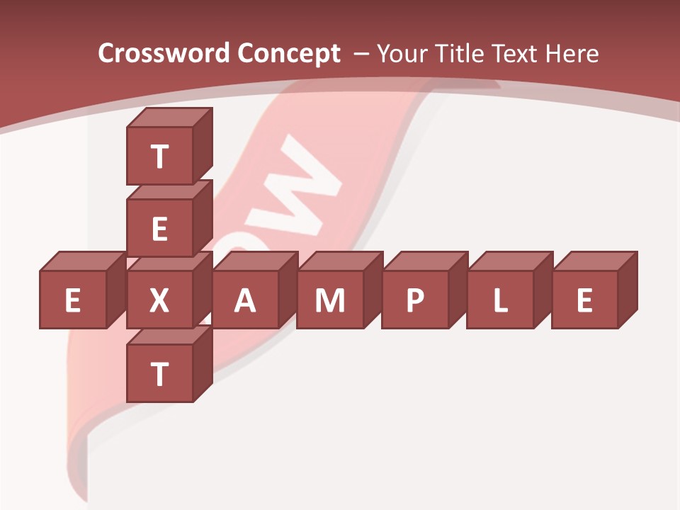 Retail Graphic Mark PowerPoint Template