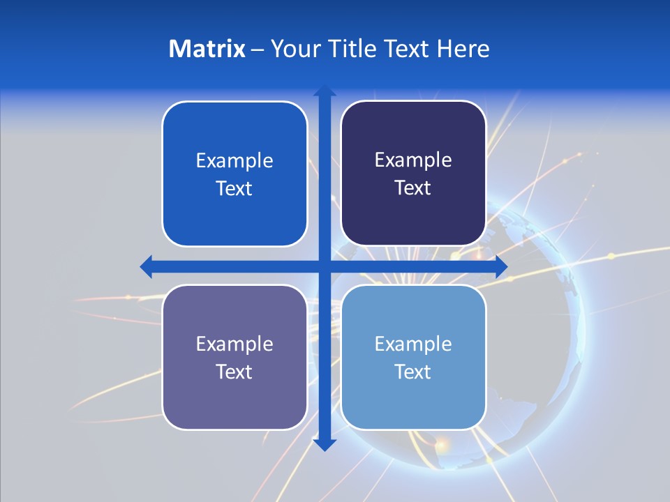 Internet Gloss Map PowerPoint Template