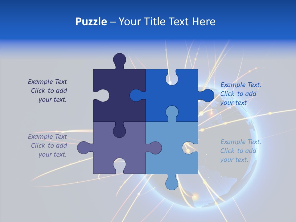 Internet Gloss Map PowerPoint Template