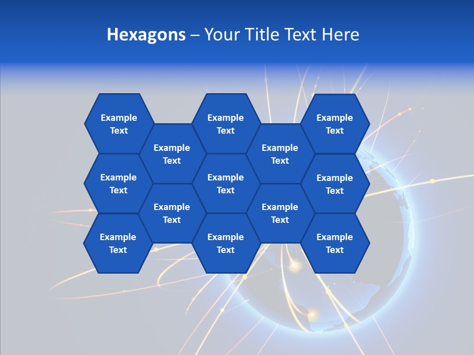 Internet Gloss Map PowerPoint Template