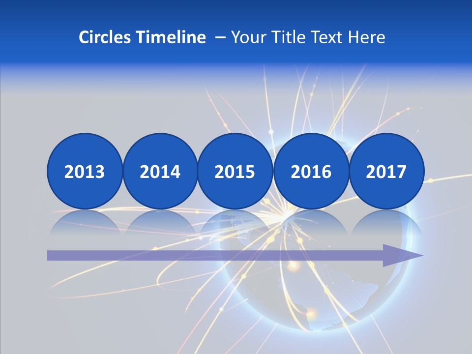 Internet Gloss Map PowerPoint Template