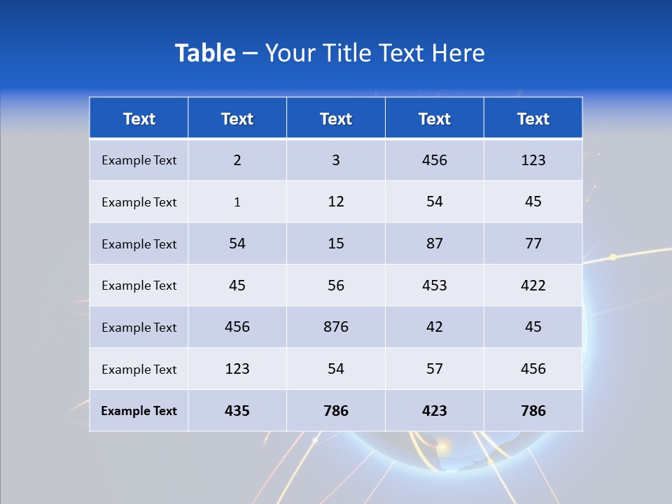 Internet Gloss Map PowerPoint Template