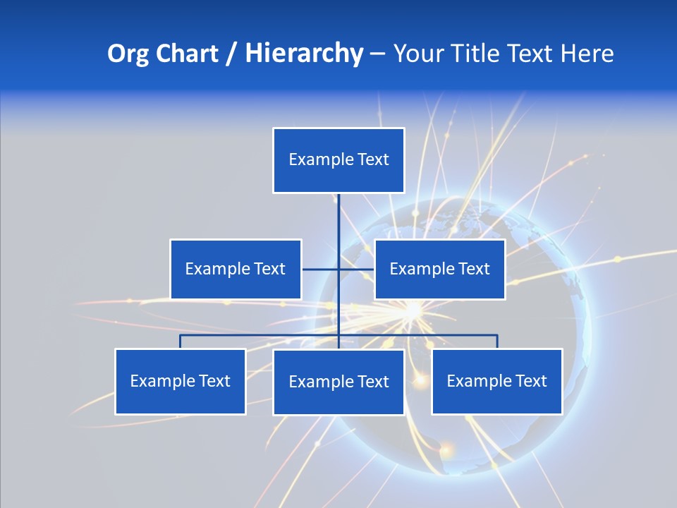 Internet Gloss Map PowerPoint Template