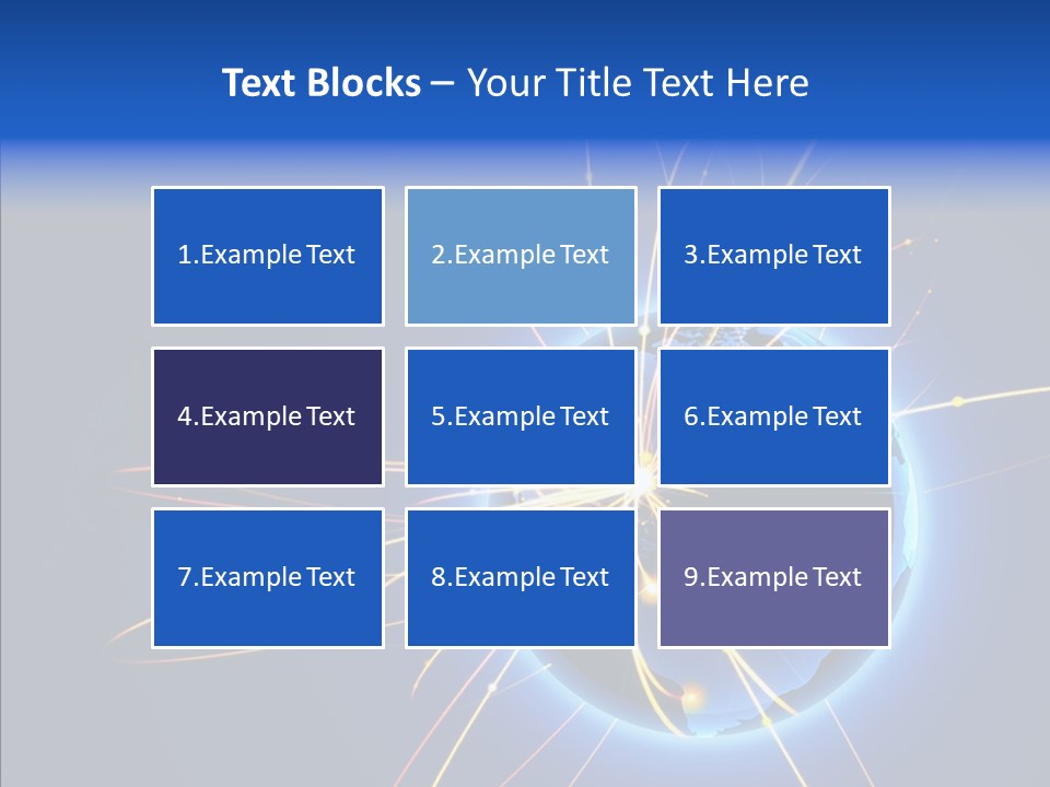 Internet Gloss Map PowerPoint Template