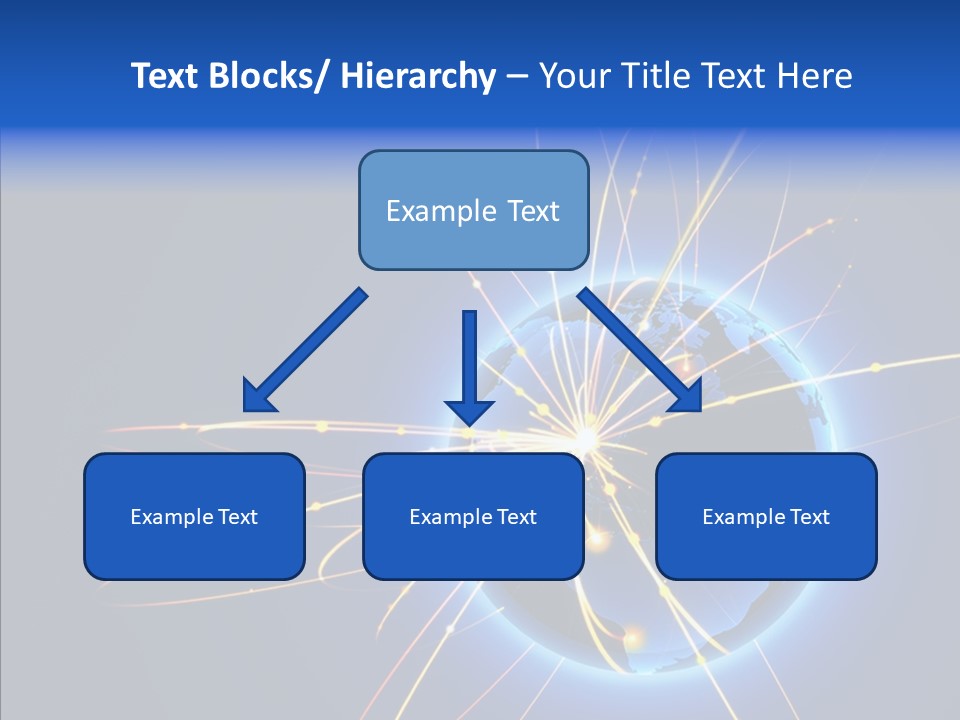 Internet Gloss Map PowerPoint Template