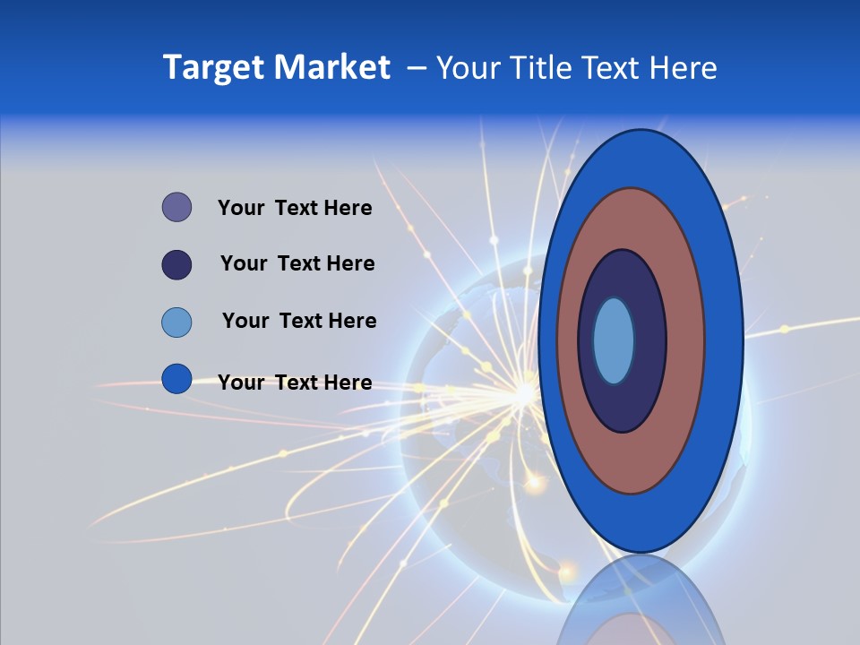 Internet Gloss Map PowerPoint Template