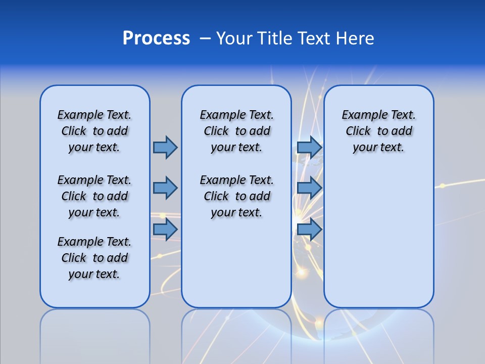 Internet Gloss Map PowerPoint Template