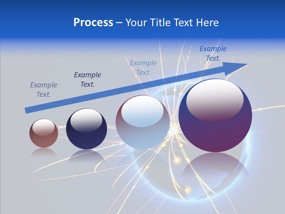 Internet Gloss Map PowerPoint Template
