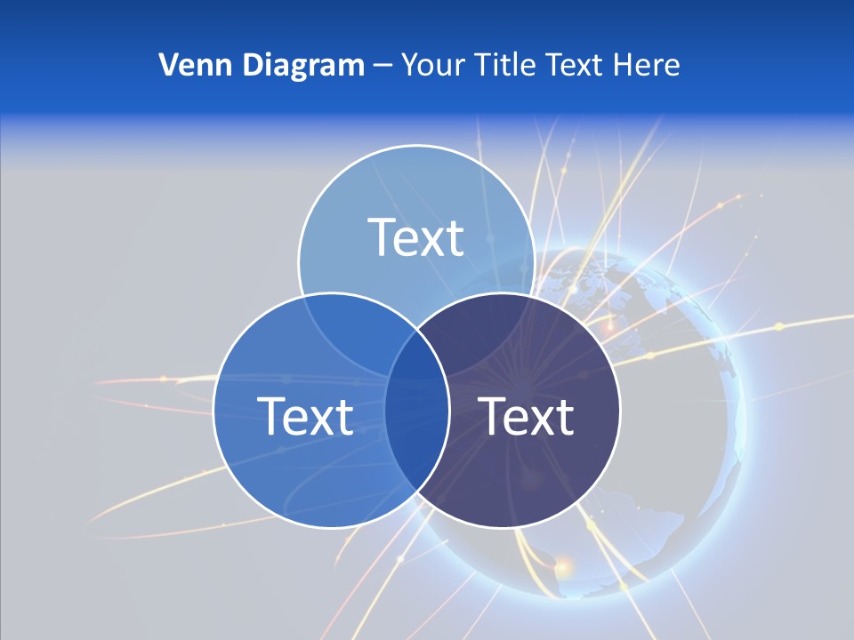 Internet Gloss Map PowerPoint Template