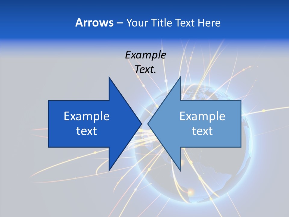 Internet Gloss Map PowerPoint Template