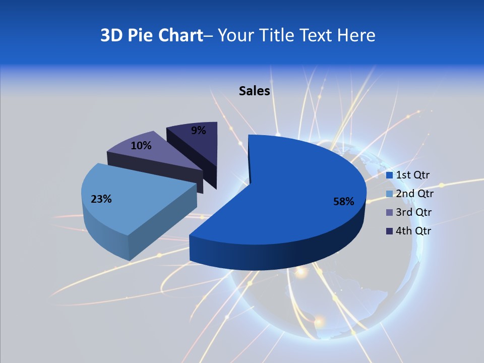 Internet Gloss Map PowerPoint Template
