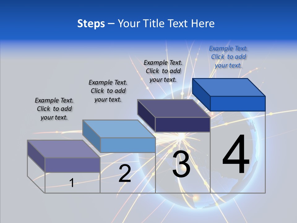 Internet Gloss Map PowerPoint Template